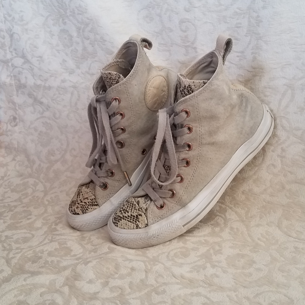 Converse RARE Hightop Snake Print - Picture 1 of 11